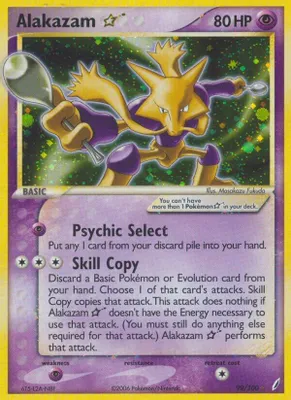 Alakazam Star from EX Crystal Guardians