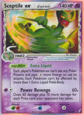Sceptile ex (Delta Species) from EX Crystal Guardians