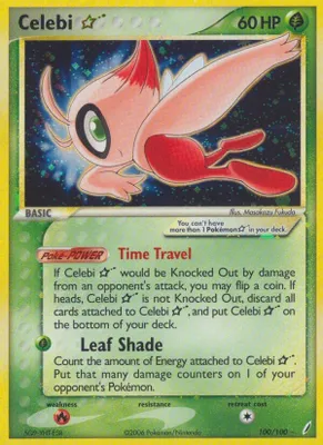 Celebi Star from EX Crystal Guardians