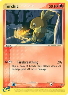 Torchic from EX Dragon