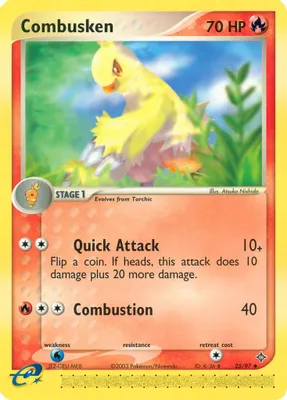 Combusken from EX Dragon