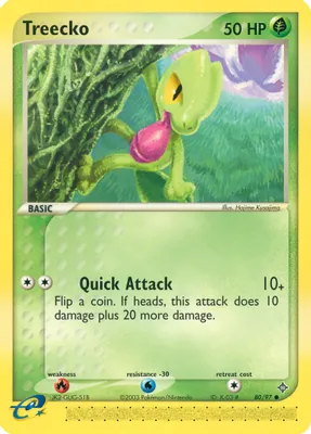 Treecko from EX Dragon