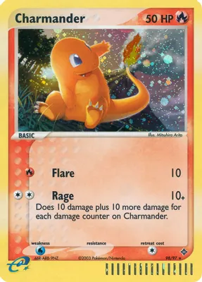 Charmander from EX Dragon
