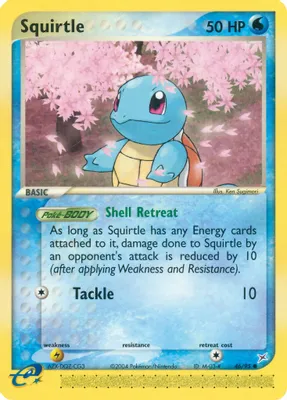 Squirtle from EX Team Magma vs Team Aqua