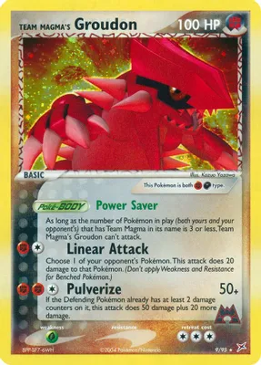 Team Magma's Groudon from EX Team Magma vs Team Aqua