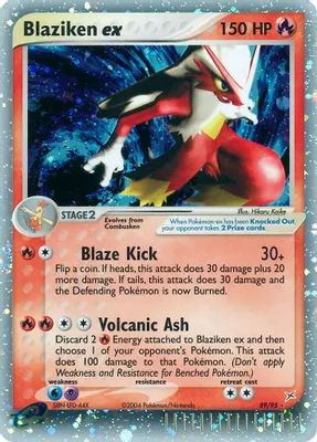 Blaziken ex from EX Team Magma vs Team Aqua