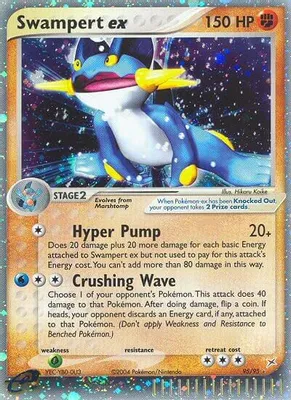 Swampert ex from EX Team Magma vs Team Aqua