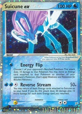 Suicune ex from EX Team Magma vs Team Aqua