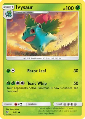 Ivysaur from Shining Legends