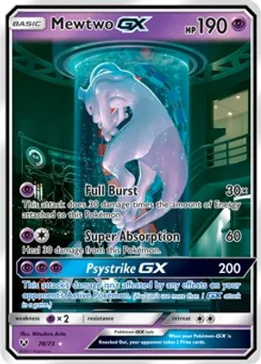 Mewtwo GX (Secret Shining) from Shining Legends