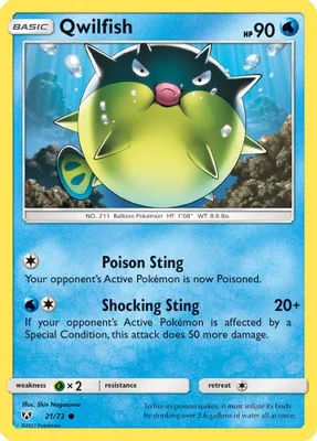 Qwilfish from Shining Legends