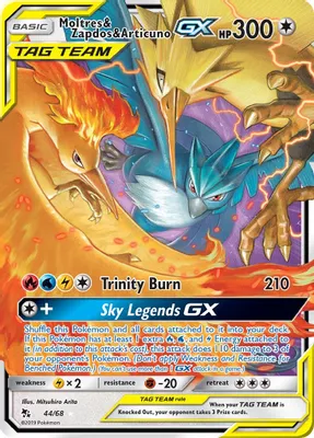 Moltres & Zapdos & Articuno GX from Hidden Fates