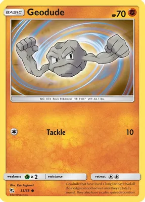 Geodude from Hidden Fates