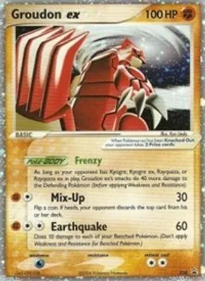Groudon ex - 038 (EX Collector's Tins) from Nintendo Promos