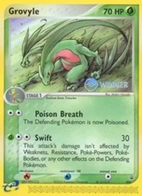Grovyle - 004 (e-League) [Winner] from Nintendo Promos