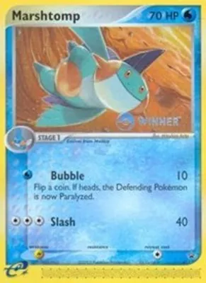 Marshtomp - 011 (e-League) [Winner] from Nintendo Promos