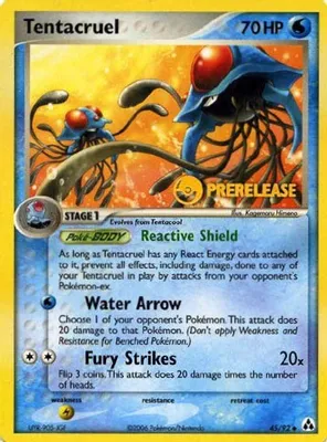 Tentacruel - 45/92 (Prerelease) from Nintendo Promos