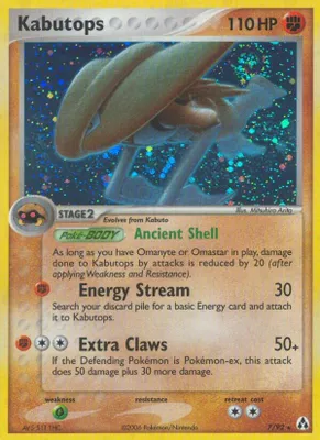 Kabutops from EX Legend Maker