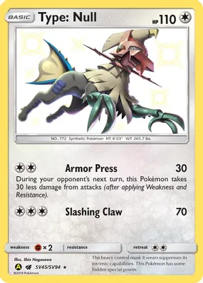 Type: Null from Hidden Fates: Shiny Vault