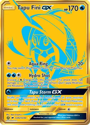 Tapu Fini GX from Hidden Fates: Shiny Vault