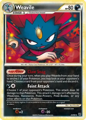 Weavile from Undaunted