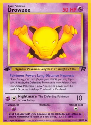Drowzee from Team Rocket