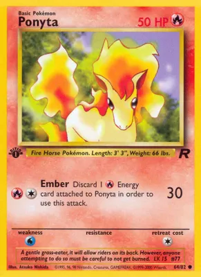 Ponyta from Team Rocket