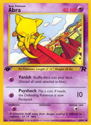 Abra from Team Rocket