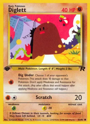 Diglett from Team Rocket