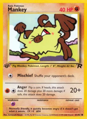 Mankey from Team Rocket
