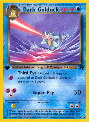 Dark Golduck from Team Rocket