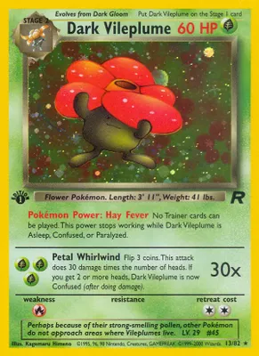 Dark Vileplume (13) from Team Rocket