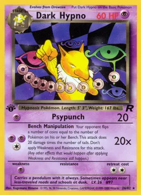 Dark Hypno (26) from Team Rocket