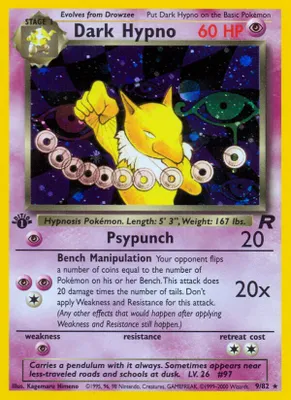 Dark Hypno (9) from Team Rocket