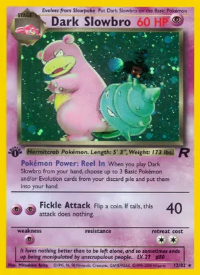 Dark Slowbro (12) from Team Rocket