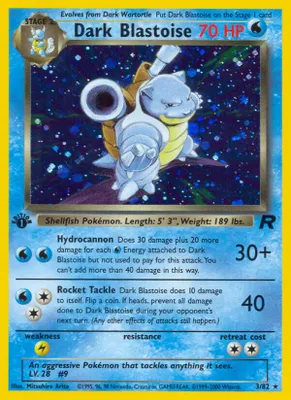 Dark Blastoise (3) from Team Rocket