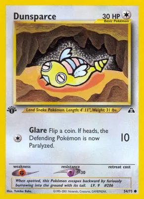 Dunsparce from Neo Discovery