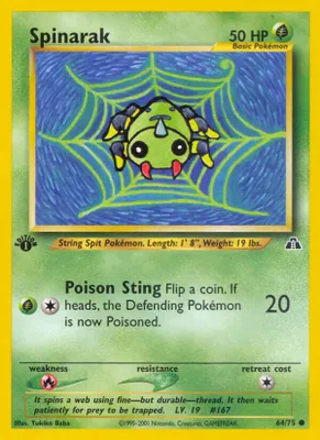 Spinarak from Neo Discovery