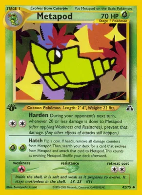 Metapod from Neo Discovery