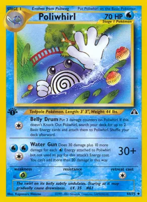 Poliwhirl from Neo Discovery
