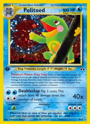 Politoed (8) from Neo Discovery