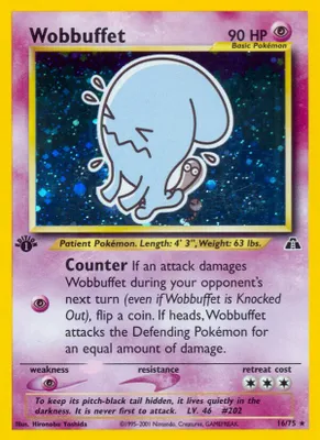 Wobbuffet (16) from Neo Discovery