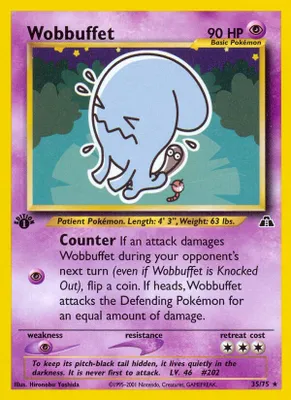 Wobbuffet (35) from Neo Discovery