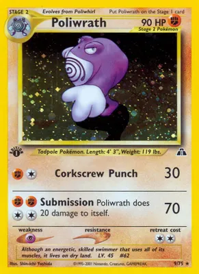 Poliwrath (9) from Neo Discovery