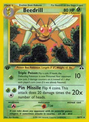 Beedrill from Neo Discovery