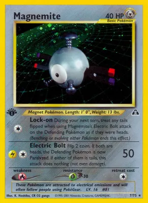 Magnemite (7) from Neo Discovery