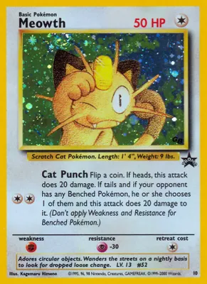 Meowth from WoTC Promo