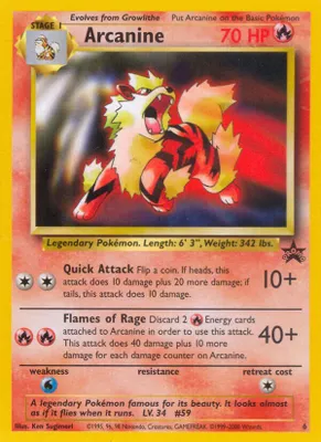 Arcanine from WoTC Promo