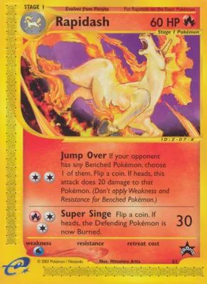 Rapidash (51) from WoTC Promo