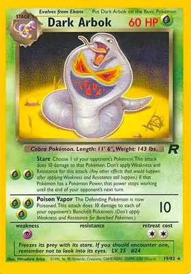 Dark Arbok [W Stamped] from WoTC Promo